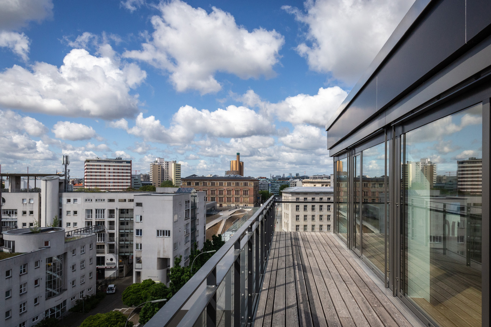 Aussicht vom Balkon Haus A